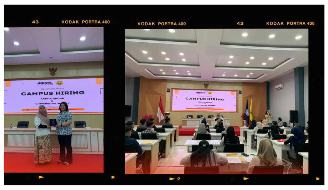 UPA PENGEMBANGAN KARIER DAN KEWIRAUSAHAAN UNEJ GELAR CAMPUS HIRING BERSAMA PT ARISTA GROUP