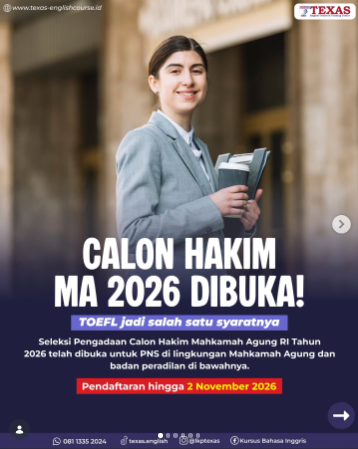Seleksi Penerimaan Calon Hakim Mahkamah Agung RI 2026 telah dibuka untuk PNS di lingkungan MA dan badan peradilan di bawahnya.