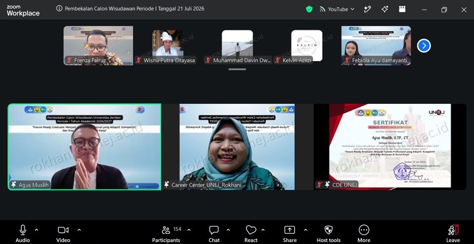 UNEJ Bekali Calon Wisudawan Menjadi Talenta Profesional yang Adaptif dan Siap Berkarya di Dunia Kerja